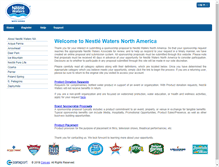 Tablet Screenshot of nestle-watersnasponsor.com